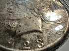 1923-S Silver Peace Dollar VF, Circulated, Original, See Photos — photo 5