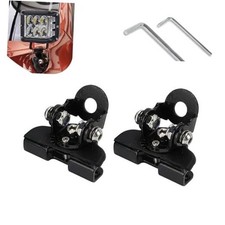 2PCS LED Light Bar Mounting Brackets, Adjustable Waterproof Hood Work Light