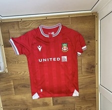 Wrexham AFC 2023-24 Macron Home Shirt Football Jersey Soccer Kit Size M