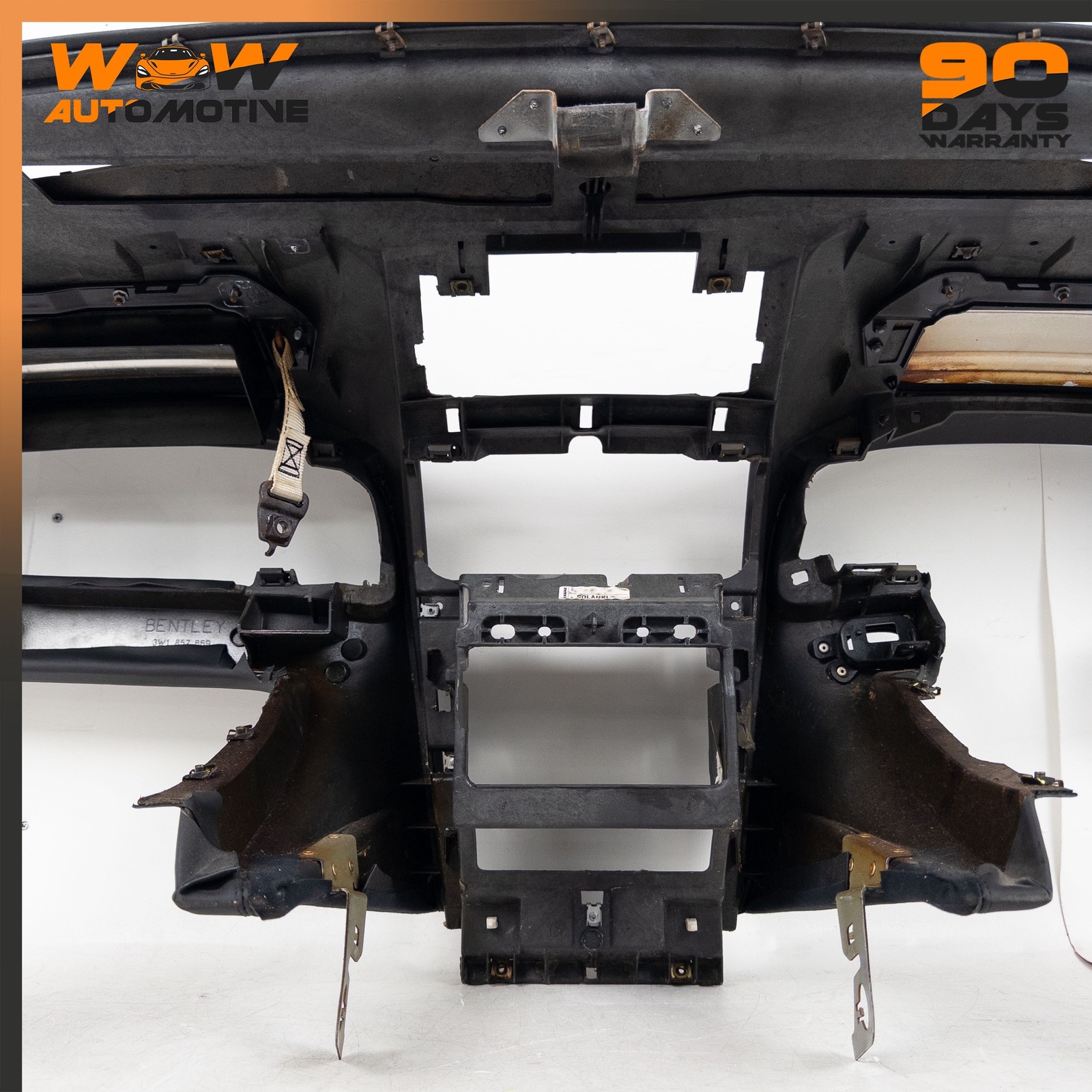 04-10 BENTLEY CONTINENTAL GT DASHBOARD INSTRUMENT PANEL TRIM BLACK OEM