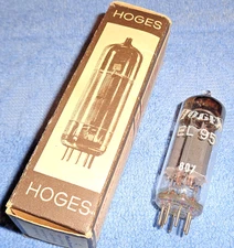 1 NOS HOGES EL95 aka 6DL5 Vacuum Tube - Vintage Pentode Made in Germany