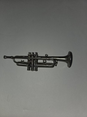 Vintage Miniature Trumpet Horn Instrument 4 3/4''