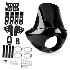 Motorcycle 17" Tall Fairing Touring Sport Windshield Club Style Kit long style