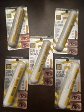 5-COUNT MAYBELLINE COLOSSAL CURL BOUNCE MASCARA 350 BLACKEST BLACK 0.33oz