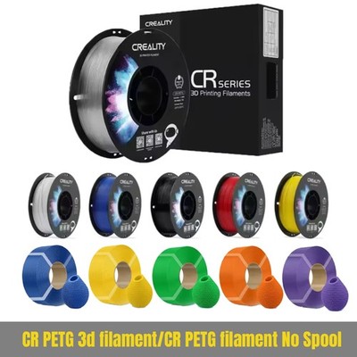 Creality CR PETG 3D Printer Filament 1.75mm 1KG,Refill No-Spool for 3D Printer