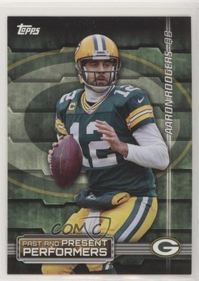 2015 Topps Past & Present Performers Aaron Rodgers Brett Favre #PPP-RF HOF 0g4