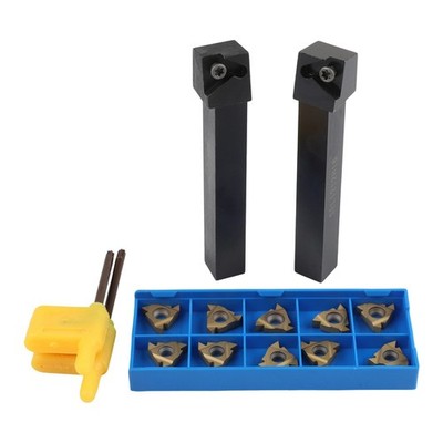 CNC Turning Tool Holder Package Includes SER1212H16 and Carbide Inserts