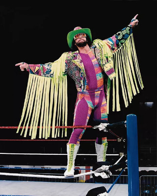 Macho Man Randy On The Ring In Costume 4x6 Picture Celebrity Print | eBay
