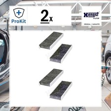 2x ORIGINAL® Hengst Filter Filter, Innenraumluft Aktivkohle für Opel Grandland