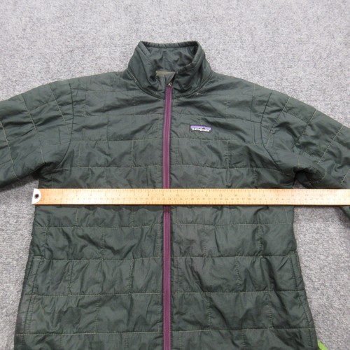 Patagonia Jacket Kids Large Full Zip Quilted Synthetic Nano Puff Outdoors L2 Boy - Picture 12 of 24