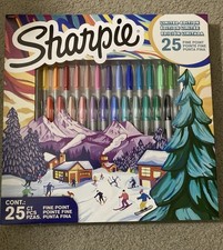 2025 Limited Edition Sharpie Set Of 25 Colorful Permanent Markers