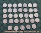 LOT OF 33 SILVER DIMES VARIOUS DATES FROM 1946 - 1964  FREE SHIPPING ~$202 MELT