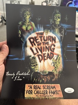 Beverly Randolph signed Autogramm Foto - Return Of The Living Dead JSA COA