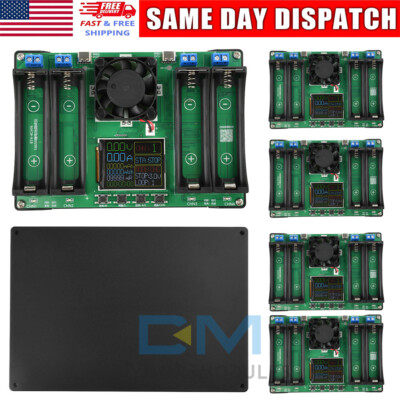 4 Channel 18650 Battery Capacity Resistance Tester Charging Discharge Module USA