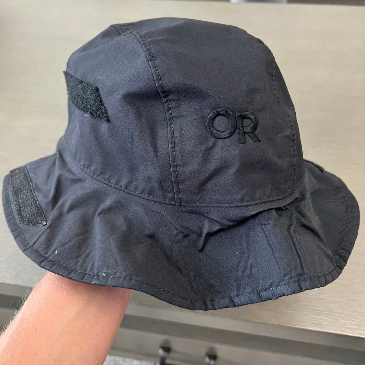 90s Outdoor Researchアウトドアリサーチ レインハット USA VTG 90s Outdoor Research Seattle Sombrero GTX Goretex Black