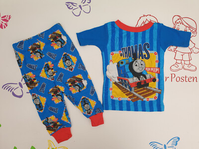 Schlafanzug Pyjama Zweiteiler Thomas die kleine Lokomotive Größe 80 86 92