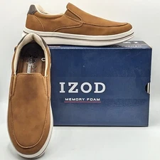 IZOD “Barlow” Men’s Moccasin Style Casual / Dress Shoe [Brown] – NEW Pick Size