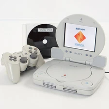 PS one Console SCPH-100 wz LCD MONITOR Tested System -Only for NTSC-J CD- 7790