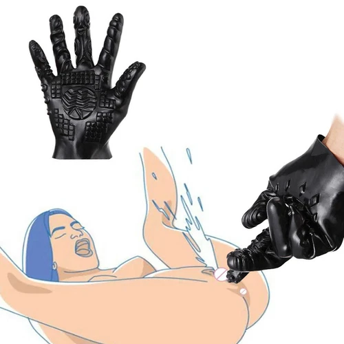 Wasserdichter Silikonhandschuh Erwachsene versaut BDSM Spanking Bondage Fetisch Paar Spielzeug - Bild 1 von 18