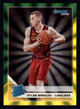2019-20 Donruss Green Yellow Holo Laser Dylan Windler Rated Rookie (RC) #224