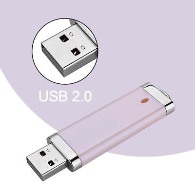 Kootion 16GB Metal Bling-Bling Shell Style USB 2.0 Flash Drive Memory Stick Pink