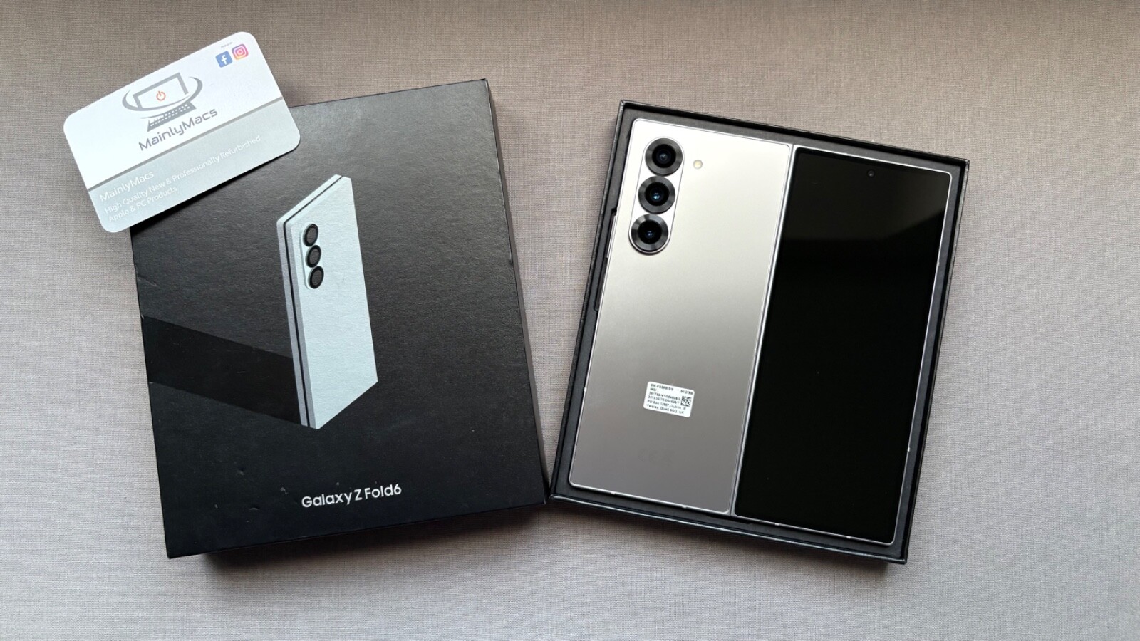 Samsung Galaxy Z Fold 6 5G 512GB 12GB Silver Shad SM-F956B/DS - Pristine Unused