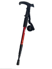 UK 3-Section 51cm Antishock Trekking Walking Hiking Stick Pole