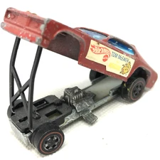 Hot Wheels Redline Mongoose Tom McEwen Car 1969 Red Made In Hong Kong
