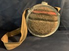 Vintage Metal Canteen with Wool/Flannel Sides, Boy Scouts, 7-1/2" round 