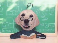 Large Vintage Wood Clothes Hanger Yellow Labrador Retriever Stupell Johnston