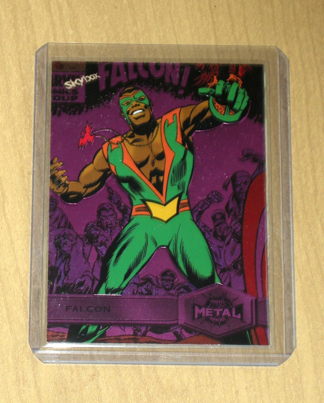 2021 2022 UD Marvel Metal Universe Spider-man PINK F/X FALCON #126 39/75