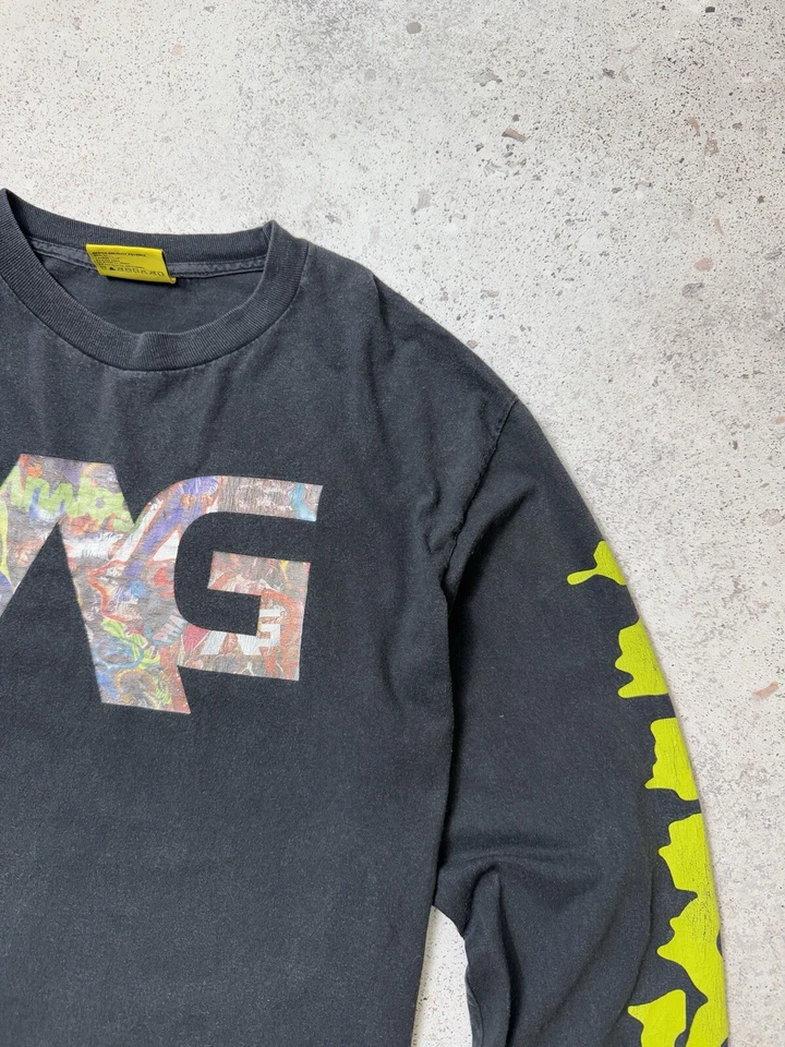 Camiseta Vintage Analógica Manga Longa SB Streetwear Tamanho G Desbotada - Imagem 4 de 4