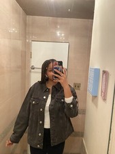 Black Jean Jacket Womens