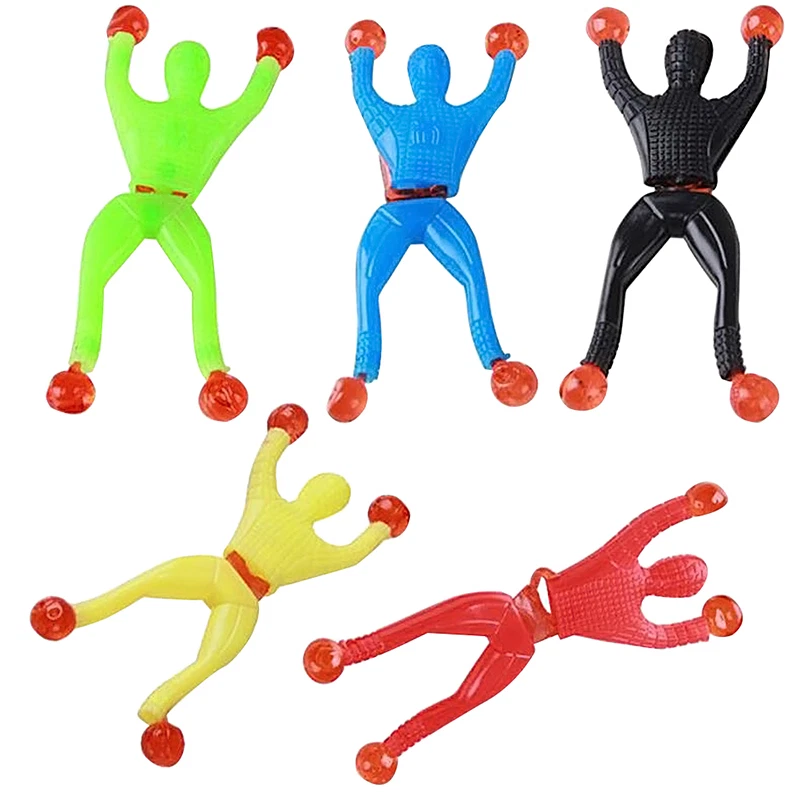 6X Window Crawler Sticky Men Wall Walker Toy Pinata Loot Party Bag Kids F o  Y9Y7 | eBay