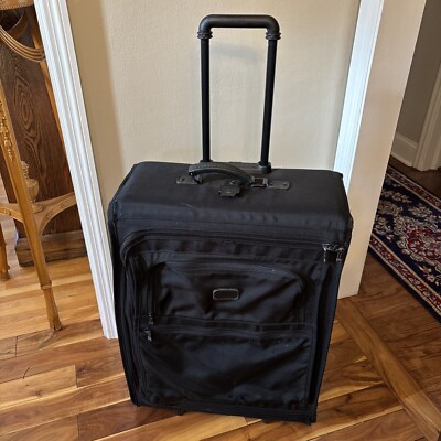 Tumi Rolling Carry On Luggage 2 Wheel Black Suitcase 20 Inch *repaired
