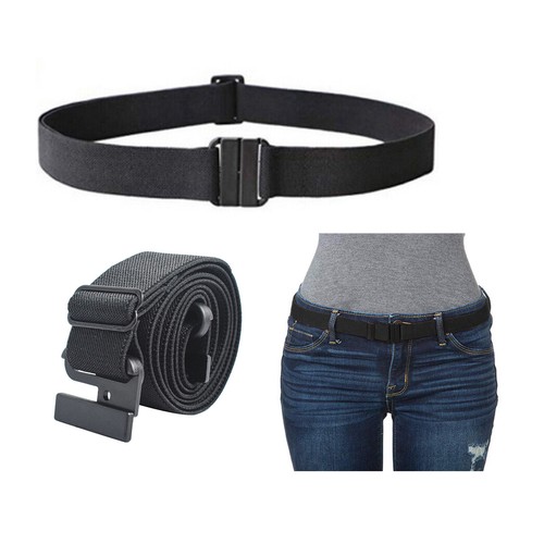 Women Ladies Faux Leather Wide Stretch Elastic Buckle Cinch Waist Wide Belt AUS - Picture 18 of 20