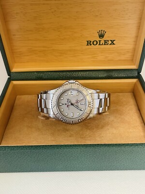Rolex Yacht-Master Mid-Size Platinum Stainless Steel 35mm 168622
