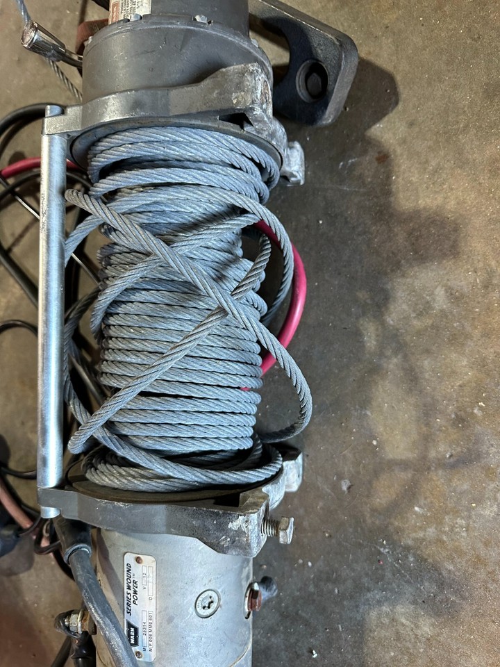 Warn M8000 Self Recovery Winch, 100 FT, New Solenoids, 8000 lbs eBay