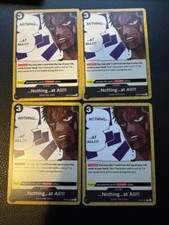 OP06-096 ...Nothing...at All!!! One Piece Card Game Wing of the Captain x4