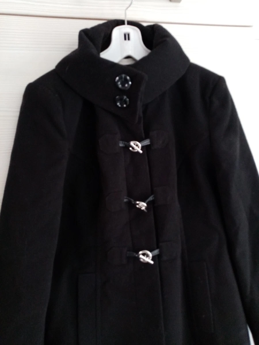 MANTEAU FEMME MARQUE ARMAND THIERY NOIR NEUF TAILLE 2 soit 38 40
