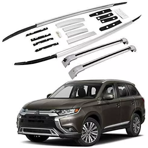 4Pcs Roof Rail Rack Cross Bars Crossbars Fits for Mitsubishi Outlander 2013 2021