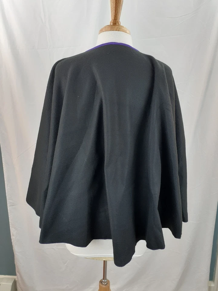 Shane Lee Inc женщин один размер черный ведьма Луна нашивка плащ флис драгоценные камни Хэллоуин - Изображение 4 из 4