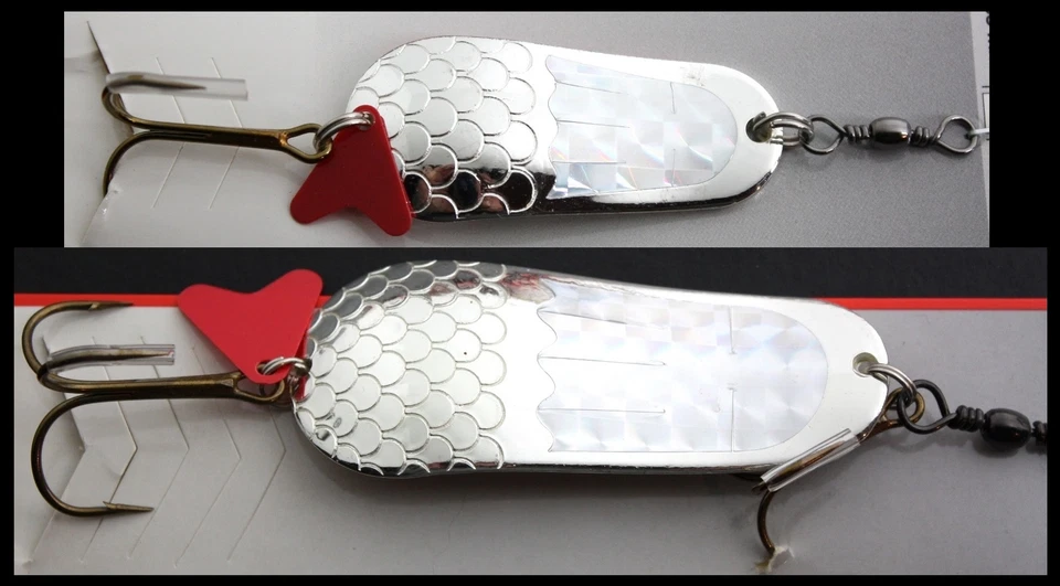 DAM Effzett Blinker Prisma Silber 6g 16g 22g 30g 45g 60g FZ 32-80mm Spoon NEW