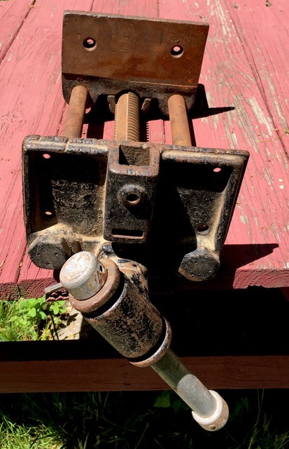 Vintage Quick Release Heavy Duty Woodworking Vise | eBay