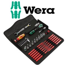 WERA 35 Pc Kraftform Kompakt VDE Maintenance Screwdriver,Socket & Ratchet,135926