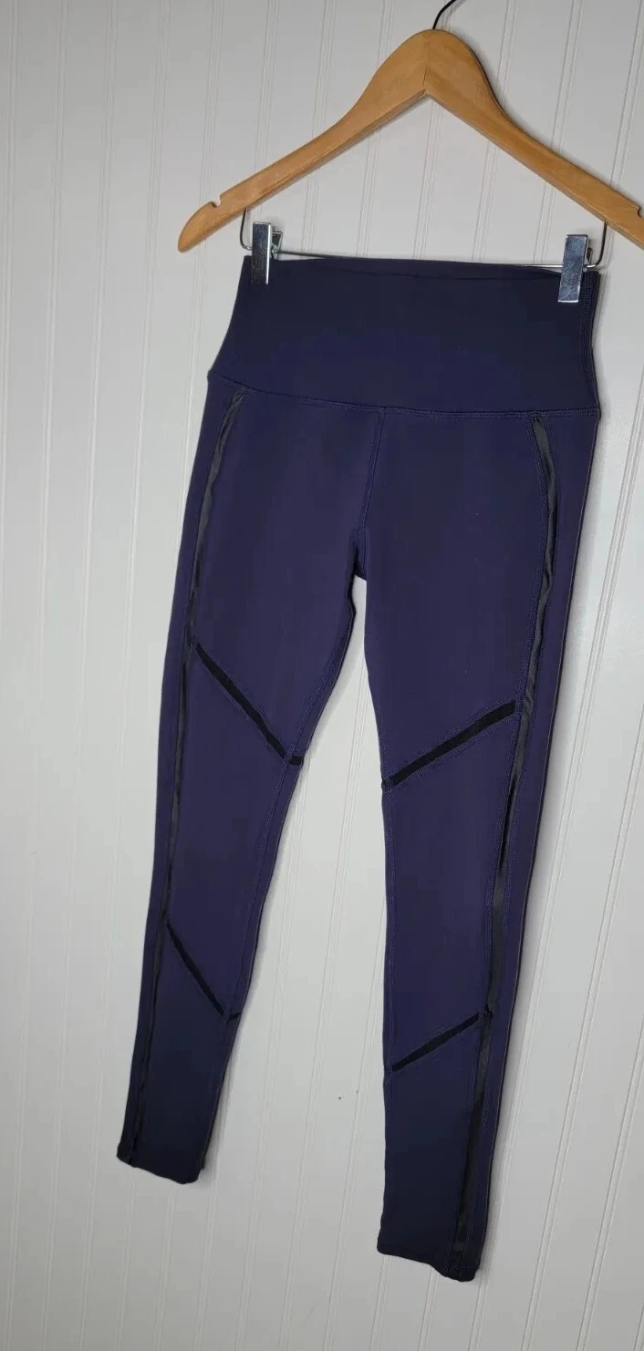 alo-yoga high waist airbrush mesh leggings