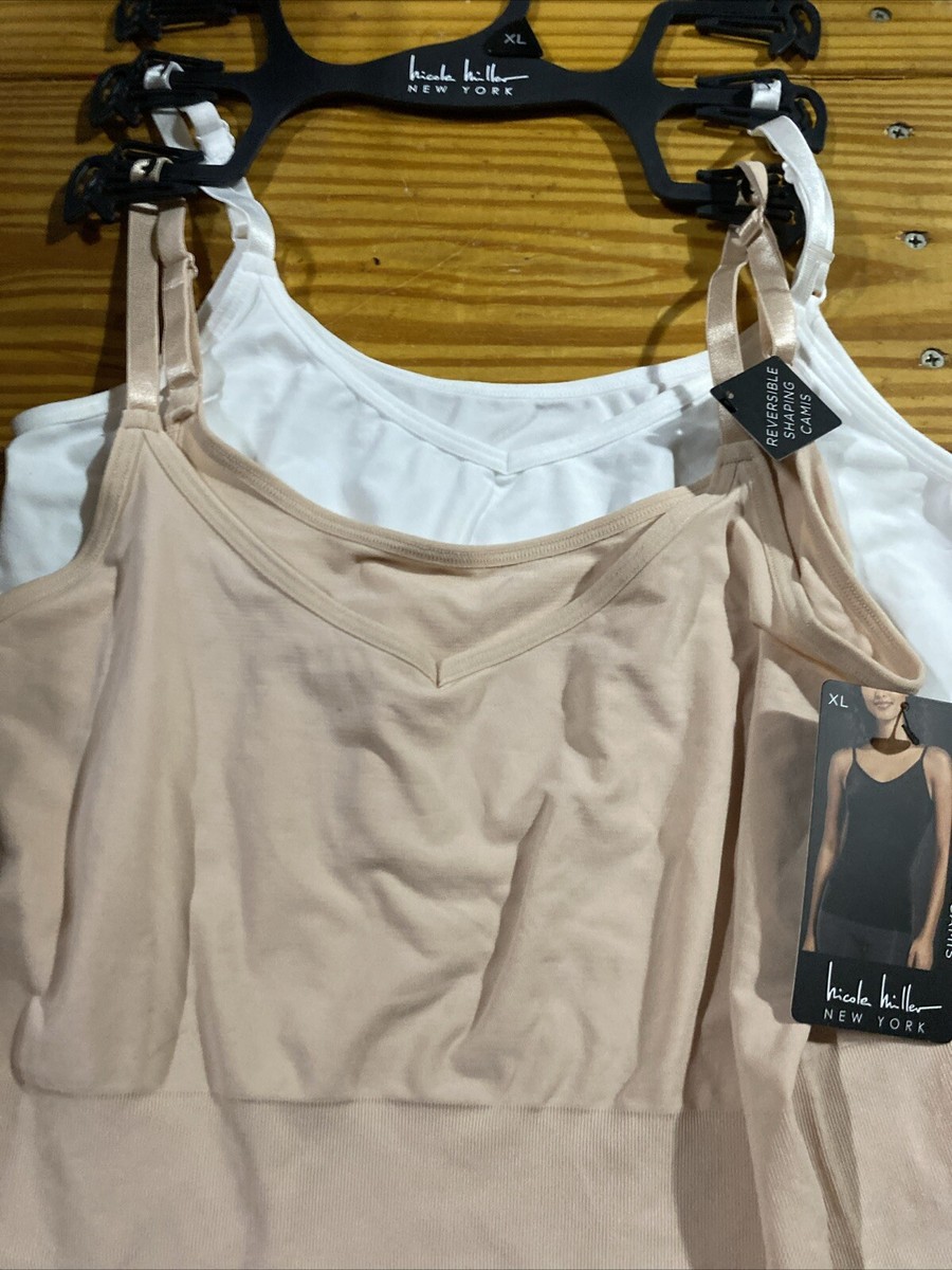 NICOLE MILLER 2pk Camisole Seamless Shaping Adjustable