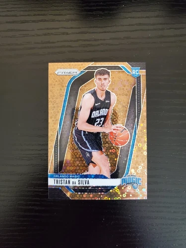 Tristan Da Silva - 2024-25 Panini Prizm RC #256 - FAST BREAK BRONZE DISCO #03/20