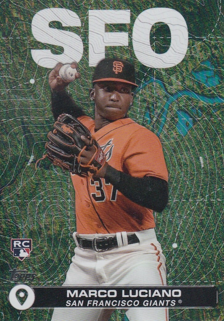MARCO LUCIANO TOPPS ROOKIE CITY TO CITY RC SAN FRANCISCO GIANTS #20 2024 24 S2