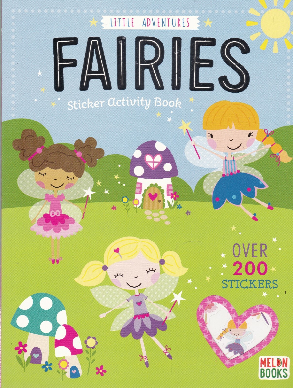 FAIRIES STICKER ACTIVITY BOOK A4 HIGH QUALITY 200+ STICKERS BOYS GIRLS COLOURING